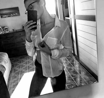 black and white